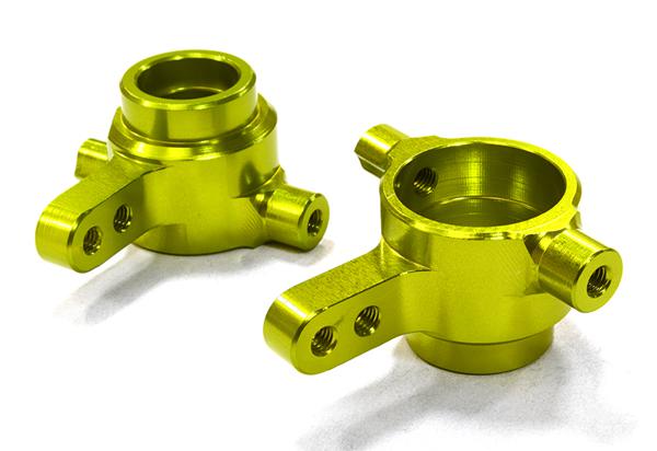 C26517GREEN Billet Machined Steering Knuckle (2) for Traxxas 1/10 Slash 4X4 LCG 6837 - Image 1