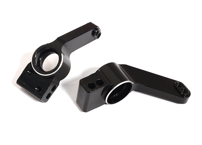 C26518BLACK Machined Rear Hub Carriers for Traxxas 1/10 Rustler 4X4 & Slash 4X4 LCG 1952 - Image 1