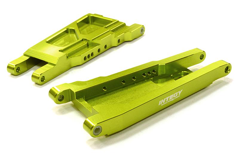 C26521GREEN Billet Machined Lower Suspension Arms for Traxxas 1/10 Slash 4X4 LCG 3655X - Image 1