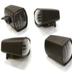 Realistic Spot Light (4) w/o LED, Plastic Housing for 1/10 & 1/8 Scale