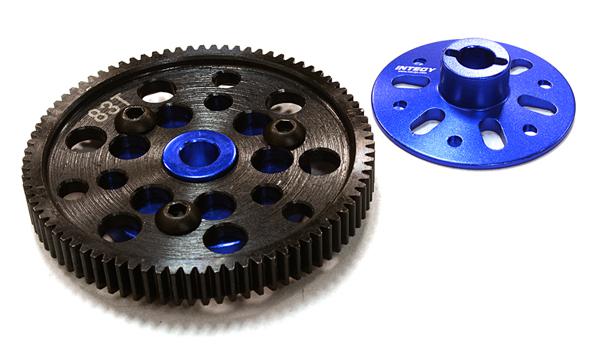 C26539BLUE Slipper Clutch Plates w/ Steel 83T Spur Gear for Axial SCX-10, AX10 & Wraith 2.2 - Image 1