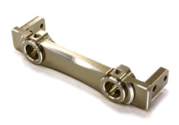 C26555GUN Billet Machined 43mm Type F Bumper Mount for Axial SCX-10 Honcho, Jeep & Dingo - Image 1