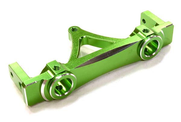 C26566GREEN Billet Machined 43mm Type R Bumper Mount for Axial SCX-10 Honcho, Jeep & Dingo - Image 1