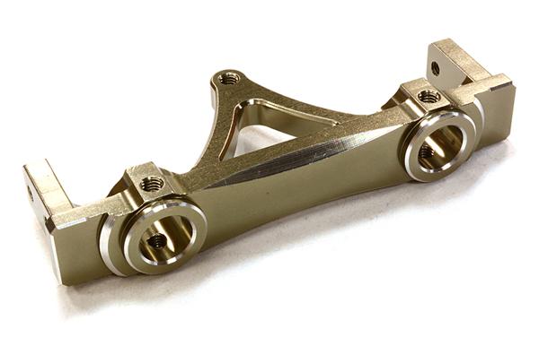 C26566GUN Billet Machined 43mm Type R Bumper Mount for Axial SCX-10 Honcho, Jeep & Dingo - Image 1