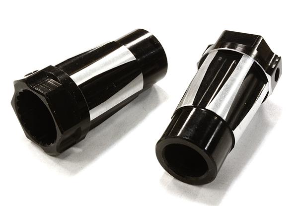 C26567BLACK Billet Machined Rear Axle Lockout for Axial 1/10 Wraith 2.2 - Image 1