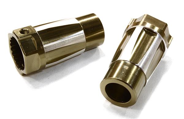 C26567GUN Billet Machined Rear Axle Lockout for Axial 1/10 Wraith 2.2 - Image 1