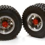 Machined Alloy T5 Rear Dually Wheel & XD Tire for Tamiya 1/14 Scale Trucks