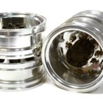 Machined Alloy T5 Rear Dually Wheel (2) for Tamiya 1/14 Scale Tractor Trucks