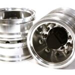 Machined Alloy T6 Rear Dually Wheel (2) for Tamiya 1/14 Scale Tractor Trucks