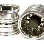 Machined Alloy T6 Rear Dually Wheel (2) for Tamiya 1/14 Scale Tractor Trucks