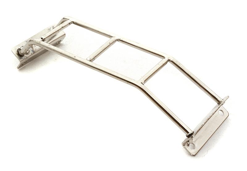 C26605CHROME Realistic Metal Rear Ladders 90x28mm for 1/10 Scale Crawler Truck - Image 1