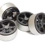 1.9 Size Billet Machined Alloy 6V Spoke Wheel(4)High Mass Type for Scale Crawler
