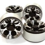 1.9 Size Billet Machined Alloy 6H Spoke Wheel(4)High Mass Type for Scale Crawler