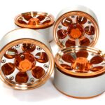 1.9 Size Billet Machined Alloy 6H Spoke Wheel(4)High Mass Type for Scale Crawler