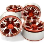 1.9 Size Billet Machined Alloy 6H Spoke Wheel(4)High Mass Type for Scale Crawler