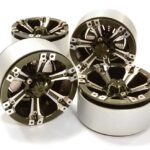 1.9 Size Billet Machined Alloy 6D Spoke Wheel(4)High Mass Type for Scale Crawler