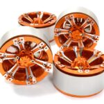 1.9 Size Billet Machined Alloy 6D Spoke Wheel(4)High Mass Type for Scale Crawler