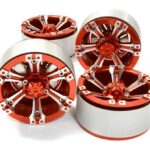1.9 Size Billet Machined Alloy 6D Spoke Wheel(4)High Mass Type for Scale Crawler