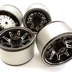 2.2 Size Billet Machined Alloy 8D Spoke Wheel(4)High Mass Type for Scale Crawler
