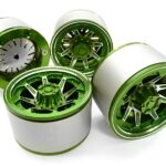2.2 Size Billet Machined Alloy 8D Spoke Wheel(4)High Mass Type for Scale Crawler