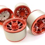 2.2 Size Billet Machined Alloy 8D Spoke Wheel(4)High Mass Type for Scale Crawler
