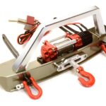 Realistic High Torque Winch w/ Scale Front Bumper for Axial 1/10 SCX-10