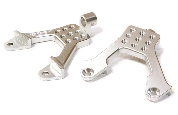 C26636SILVER Billet Machined Front Shock Tower (2) for SCX-10 Dingo, Honcho & Jeep - Image 1