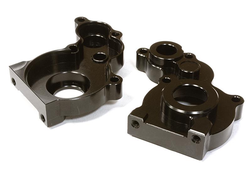 C26638BLACK Billet Machined Alloy Center Gearbox Case for Axial SCX-10 Dingo, Honcho & Jeep - Image 1