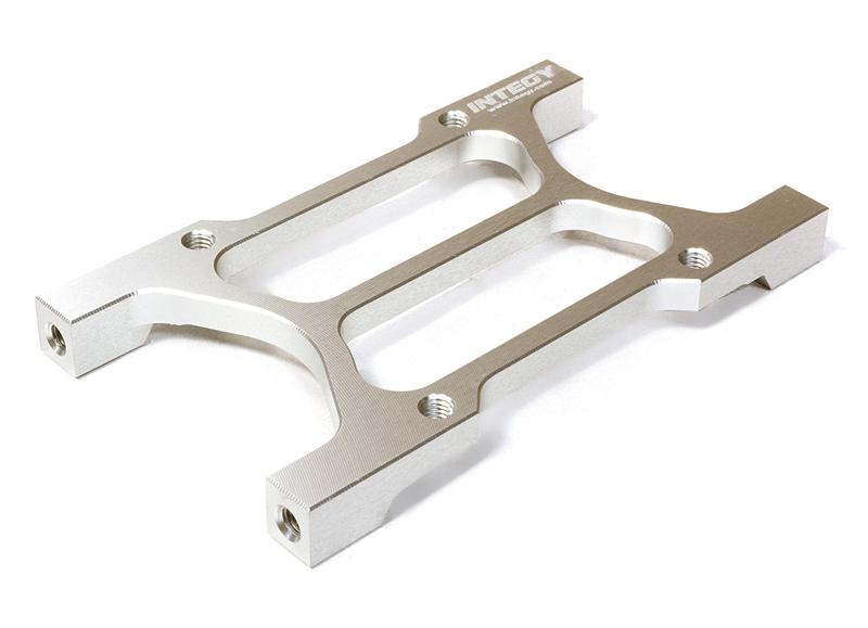 C26642SILVER Billet Machined Alloy Main Chassis H Brace for Axial SCX-10 Dingo, Honcho & Jeep - Image 1