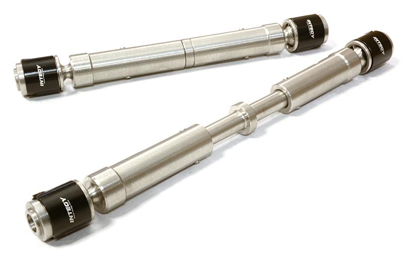 C26644BLACK Billet Machined Steel Center Drive Shaft Set for SCX-10 Dingo, Honcho & Jeep - Image 1