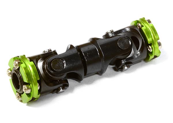 C26652GREEN Billet Machined Universal Drive Shaft 45-50mm for Custom 1/14 Semi-Tractor Truck - Image 1