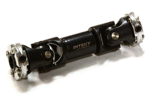 C26653SILVER Billet Machined Universal Drive Shaft 55-65mm for Custom 1/14 Semi-Tractor Truck - Image 1