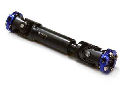 Billet Machined Universal Drive Shaft 80-90mm for Custom 1/14 Semi-Tractor Truck