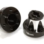 Alloy Drive Pin-to-6 Bolt Type Wheel Hub 18mm Thick for 1/10 Axial Crawler