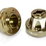 Alloy Drive Pin-to-6 Bolt Type Wheel Hub 18mm Thick for 1/10 Axial Crawler