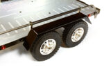 V2 Machined Alloy Flatbed Dual Axle Car Trailer Kit for 1/10 Scale RC - Image 3
