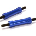 Billet Machined 25mm Aluminum Linkages (2) M3 Threaded for 1/10 Scale Crawler