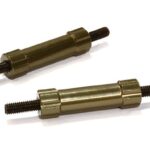 Billet Machined 25mm Aluminum Linkages (2) M3 Threaded for 1/10 Scale Crawler