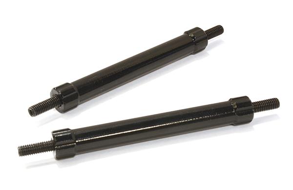 C26680BLACK Billet Machined 40mm Aluminum Linkages (2) M3 Threaded for 1/10 Scale Crawler - Image 1