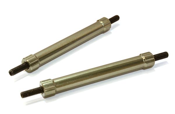 C26681GUN Billet Machined 50mm Aluminum Linkages (2) M3 Threaded for 1/10 Scale Crawler - Image 1