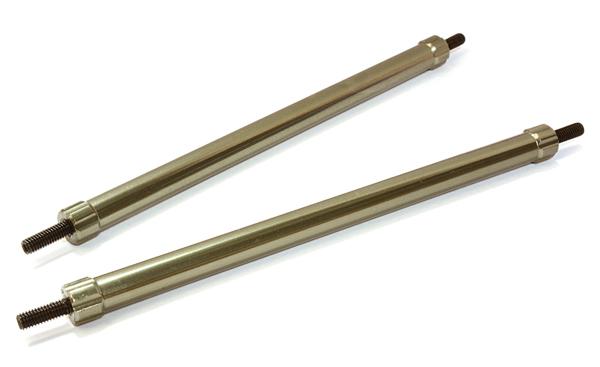 C26692GUN Billet Machined 120mm Aluminum Linkages (2) M3 Threaded for 1/10 Scale Crawler - Image 1