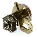 Billet Machined Main Gearbox w/ Metal Gears for Axial SCX-10 Honcho, Jeep, Dingo