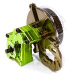 Billet Machined Main Gearbox w/ Metal Gears for Axial SCX-10 Honcho, Jeep, Dingo