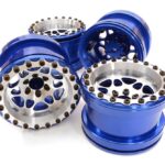 Billet Machined D6 Spoke Wheel Set (4) for Axial 1/10 Yeti Rock Racer