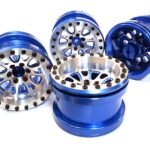 Billet Machined 12 Spoke Wheel Set (4) for Axial 1/10 Yeti Rock Racer
