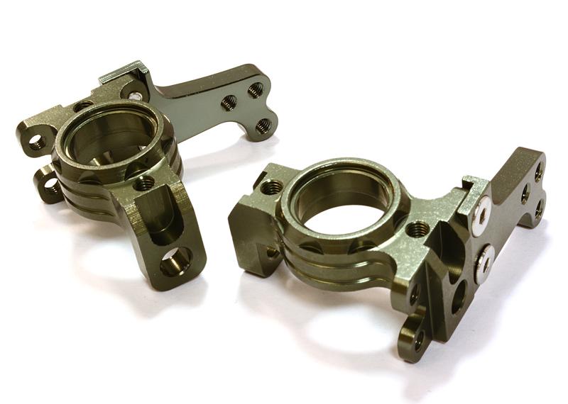 C26714GUN Billet Machined Steering Blocks for Axial 1/10 SCX-10 Off-Road Crawler - Image 1