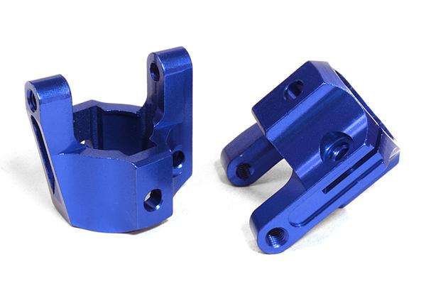 C26715BLUE Billet Machined Caster Blocks for Axial 1/10 SCX-10 Off-Road Crawler - Image 1