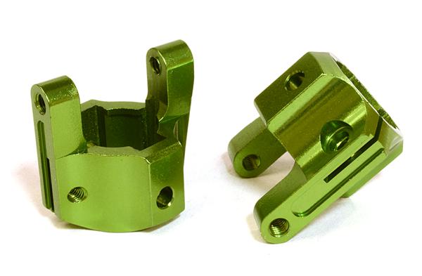 C26715GREEN Billet Machined Caster Blocks for Axial 1/10 SCX-10 Off-Road Crawler - Image 1