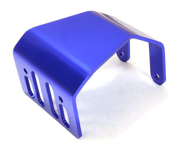 C26718BLUE Alloy Skid Plate Assembly for Axial 1/10 SCX-10 Off-Road Crawler - Image 1