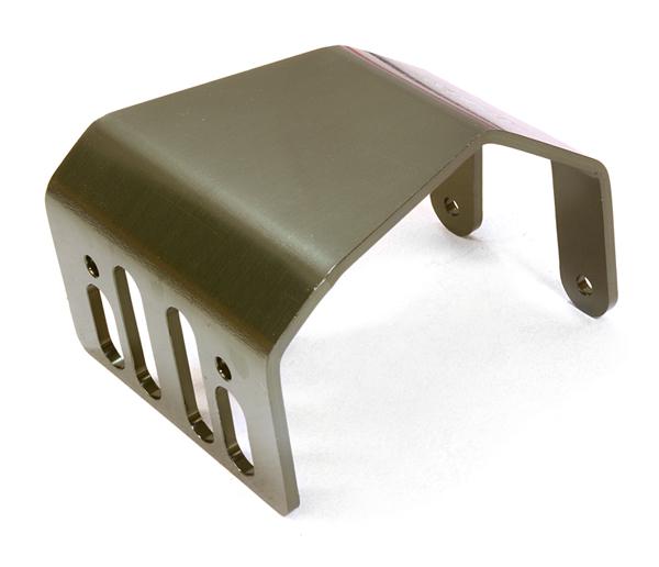 C26718GUN Alloy Skid Plate Assembly for Axial 1/10 SCX-10 Off-Road Crawler - Image 1